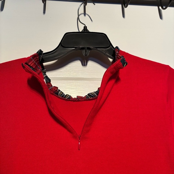 crown & ivy Red Plaid Layered Sweater - Picture 7 of 12